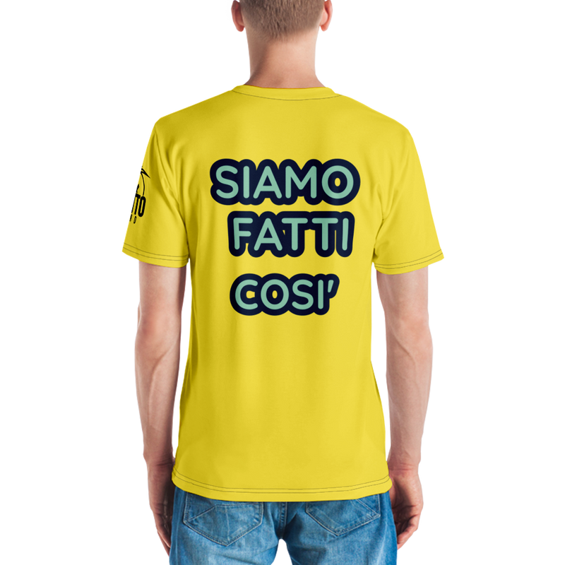 T-shirt uomo Gialla Fumolo - Gufetto Brand 