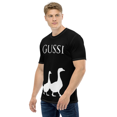 T-shirt uomo Nera Gussi - Gufetto Brand 