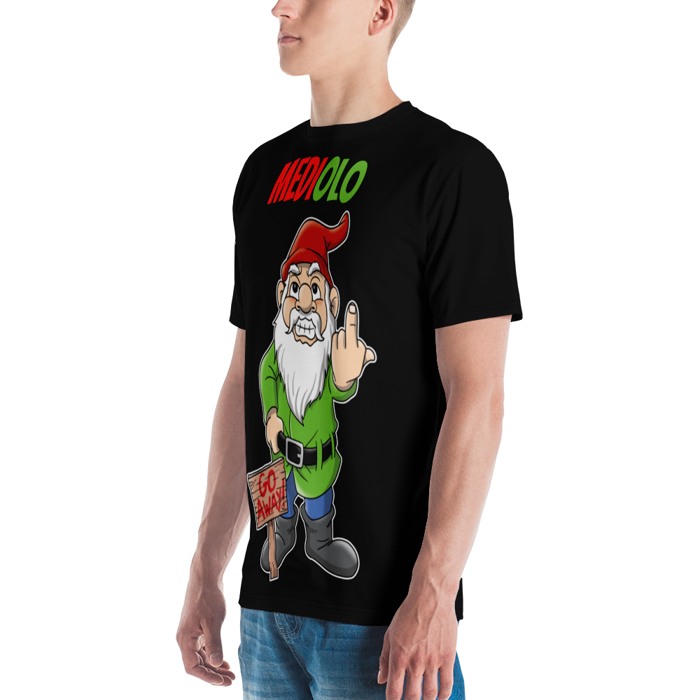 T-shirt uomo Mediolo Nera - Gufetto Brand 