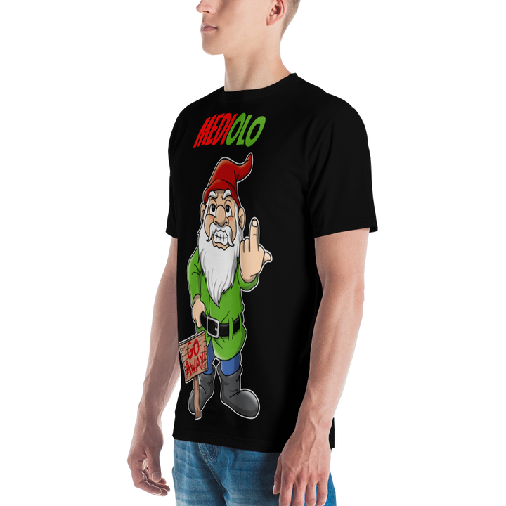 T-shirt uomo Mediolo Nera - Gufetto Brand 