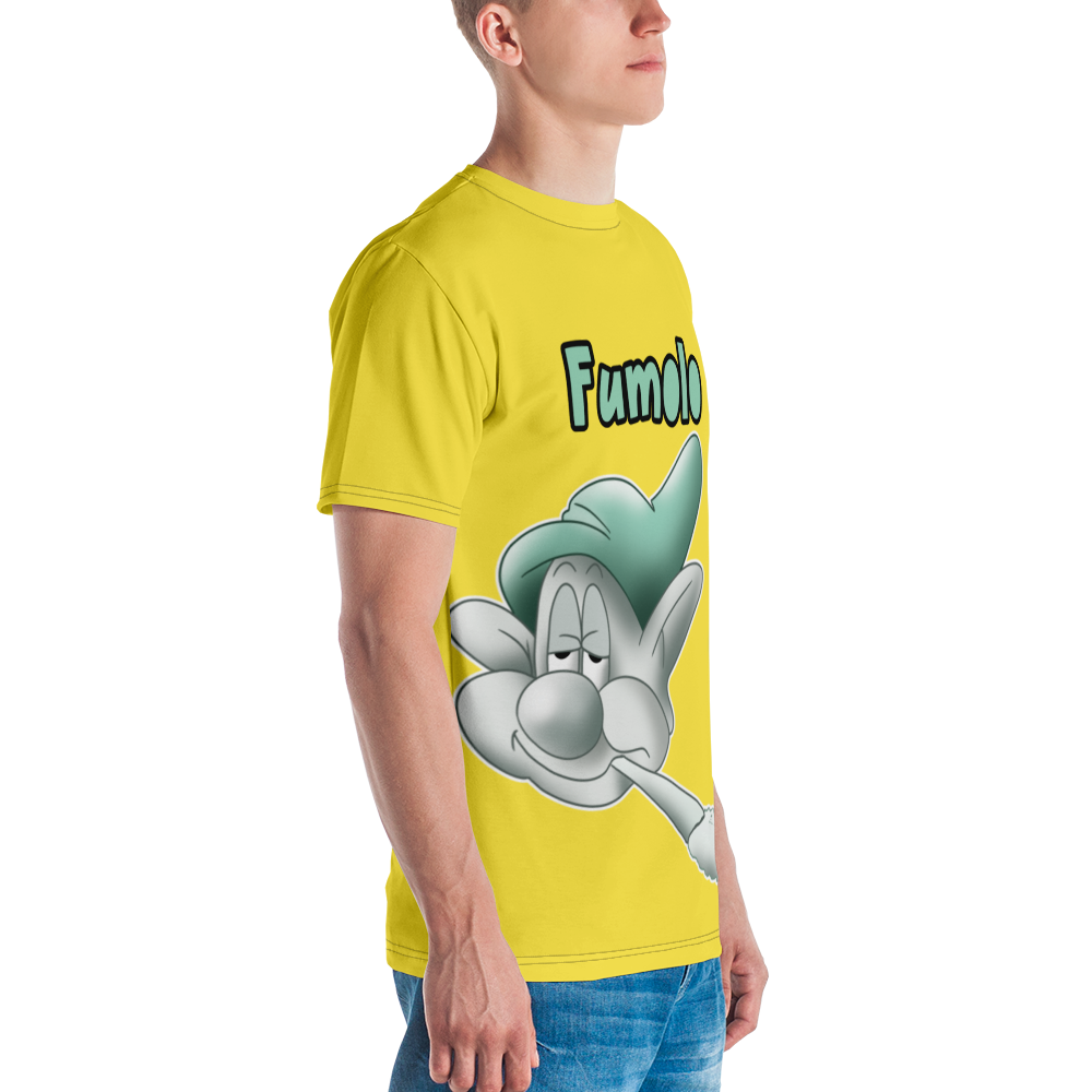 T-shirt uomo Gialla Fumolo - Gufetto Brand 