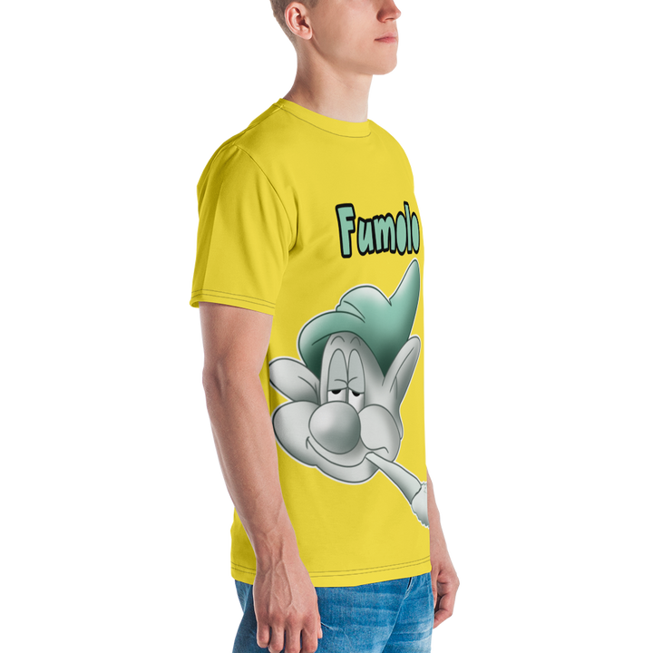 T-shirt uomo Gialla Fumolo - Gufetto Brand 