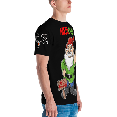 T-shirt uomo Mediolo Nera - Gufetto Brand 