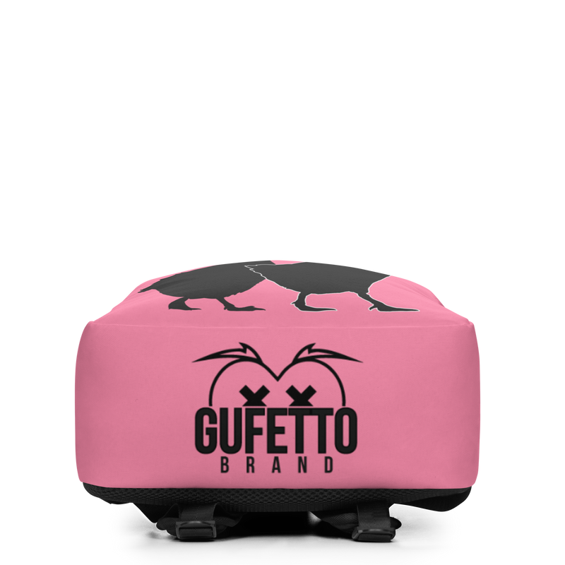 Zaino minimal GUSSI PINK - Gufetto Brand 