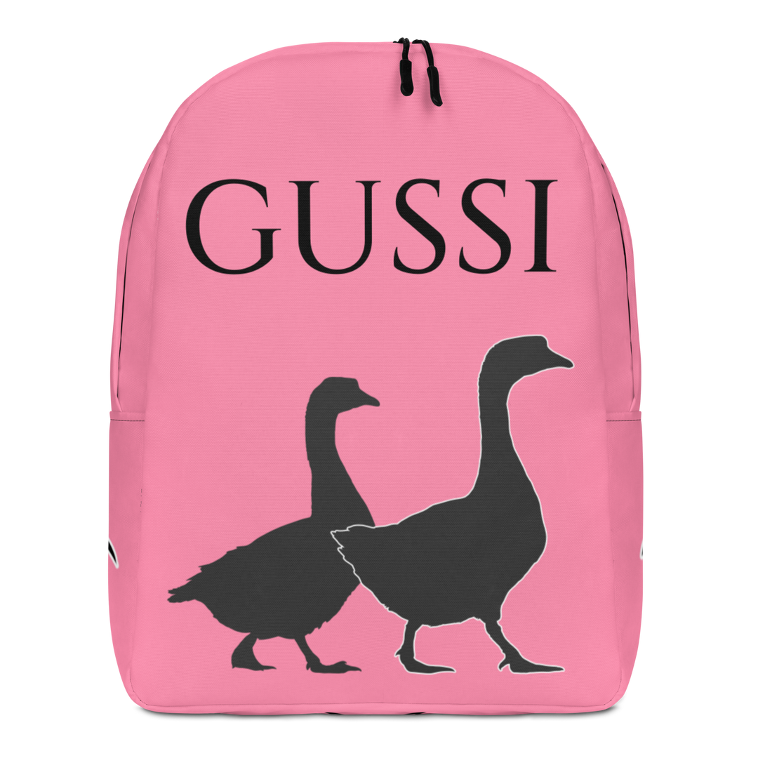 Zaino minimal GUSSI PINK - Gufetto Brand 
