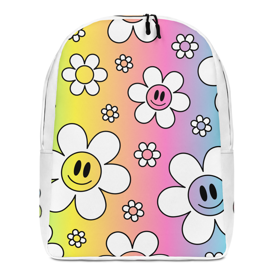 Zaino minimal Flower Smile - Gufetto Brand 