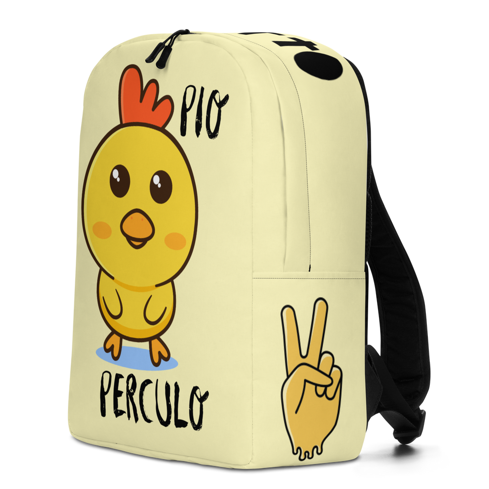 Zaino minimal Pio Perculo - Gufetto Brand 