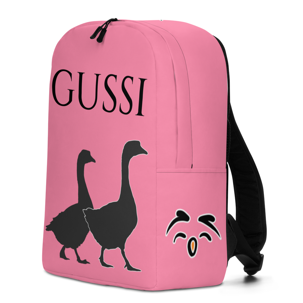 Zaino minimal GUSSI PINK - Gufetto Brand 