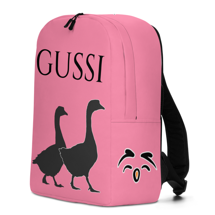 Zaino minimal GUSSI PINK - Gufetto Brand 