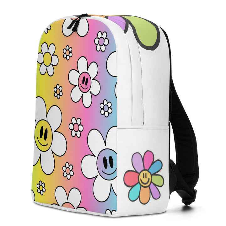 Zaino minimal Flower Smile - Gufetto Brand 