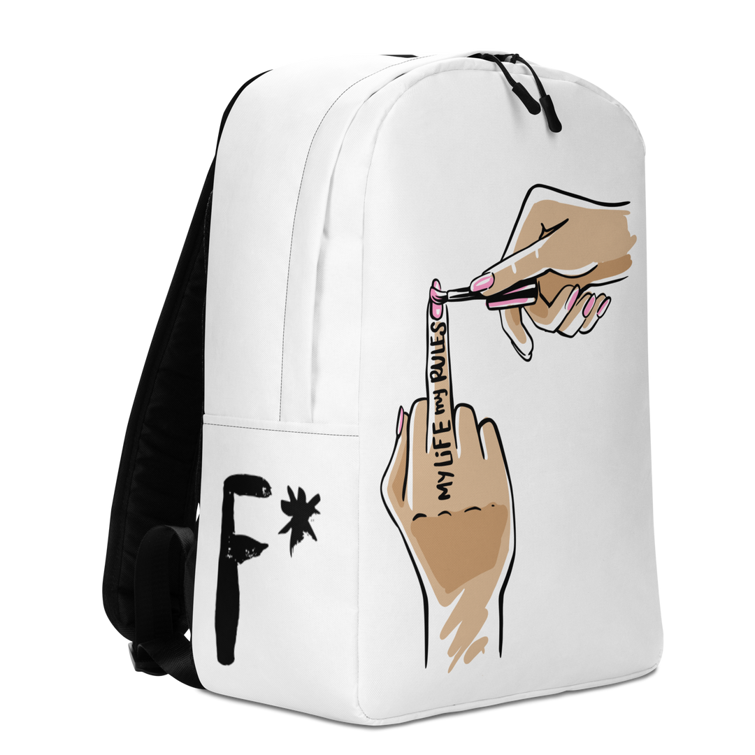 Zaino minimal F*CK - Gufetto Brand 