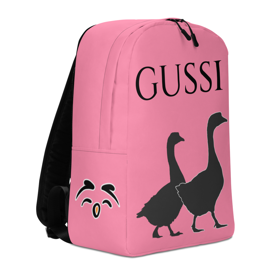 Zaino minimal GUSSI PINK - Gufetto Brand 