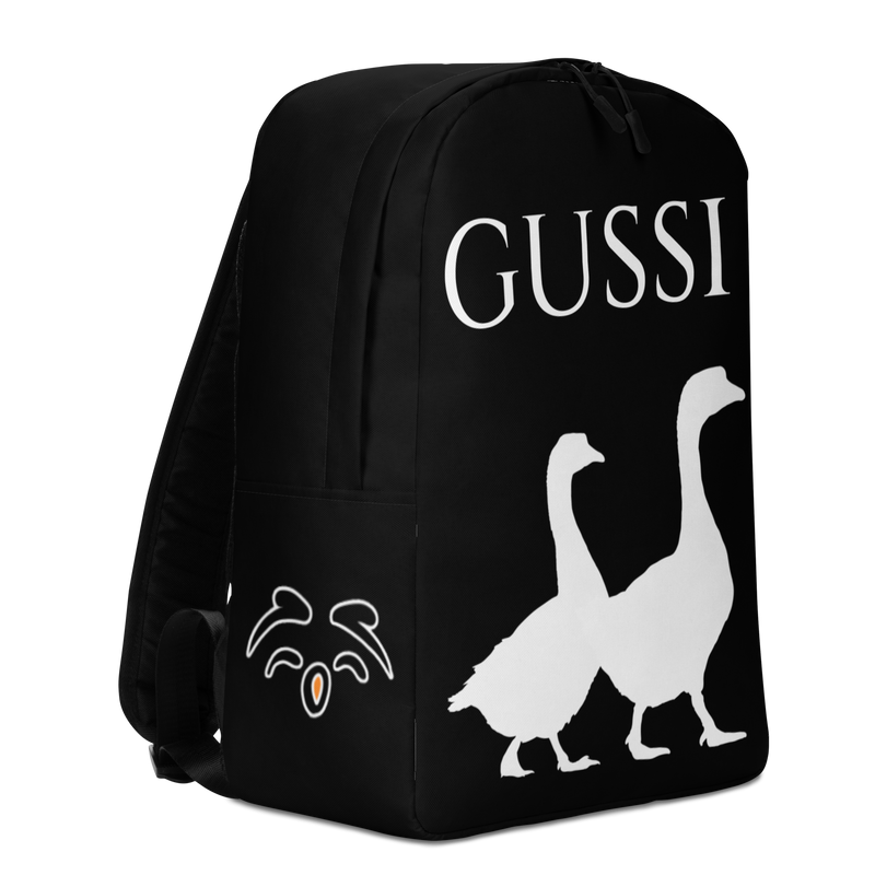 Zaino minimal Gussi Black - Gufetto Brand 