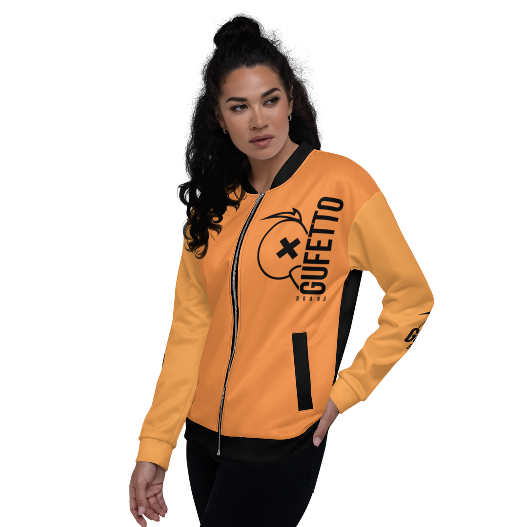 Bomber unisex Orange Gufetto Brand - Gufetto Brand 