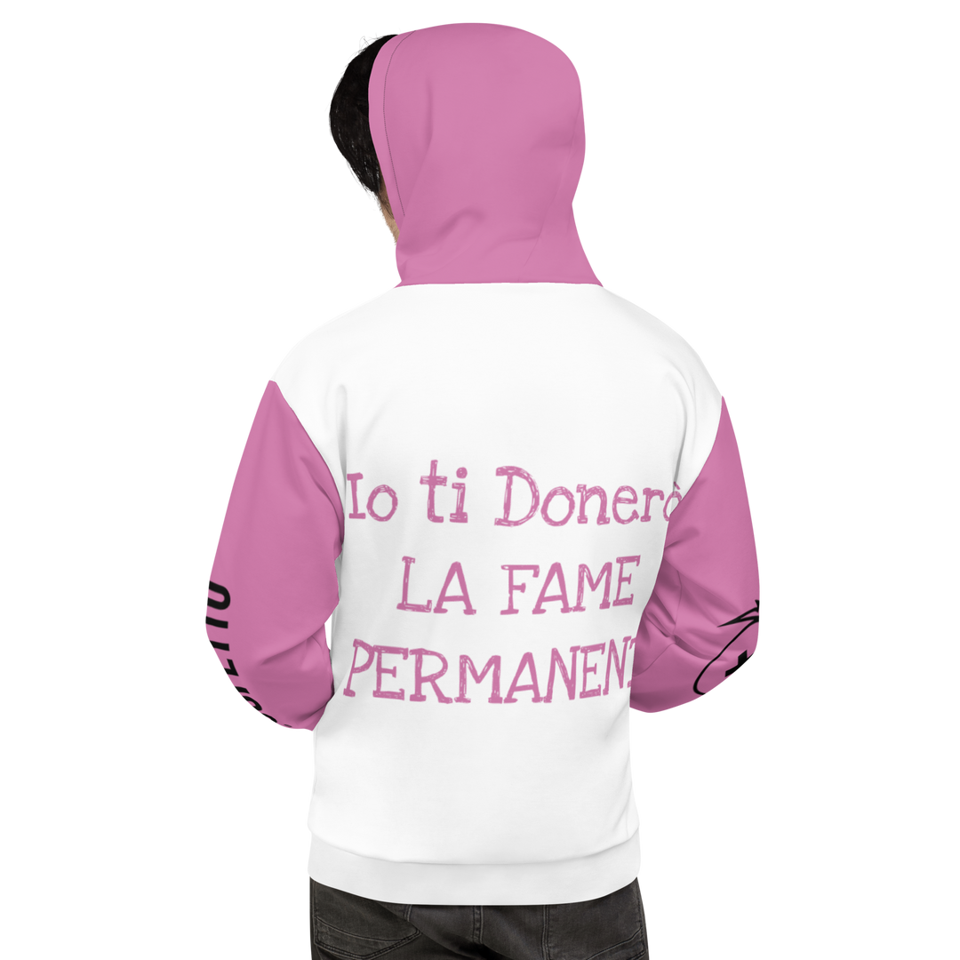 Felpa con cappuccio Uomo/Donna Fatina Ignorante Fame Permanente - Gufetto Brand 