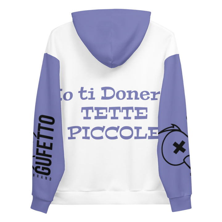 Felpa con cappuccio Donna Fatina Ignorante Tette Piccole - Gufetto Brand 