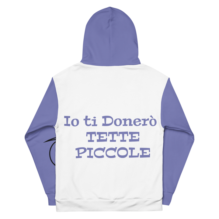 Felpa con cappuccio Donna Fatina Ignorante Tette Piccole - Gufetto Brand 