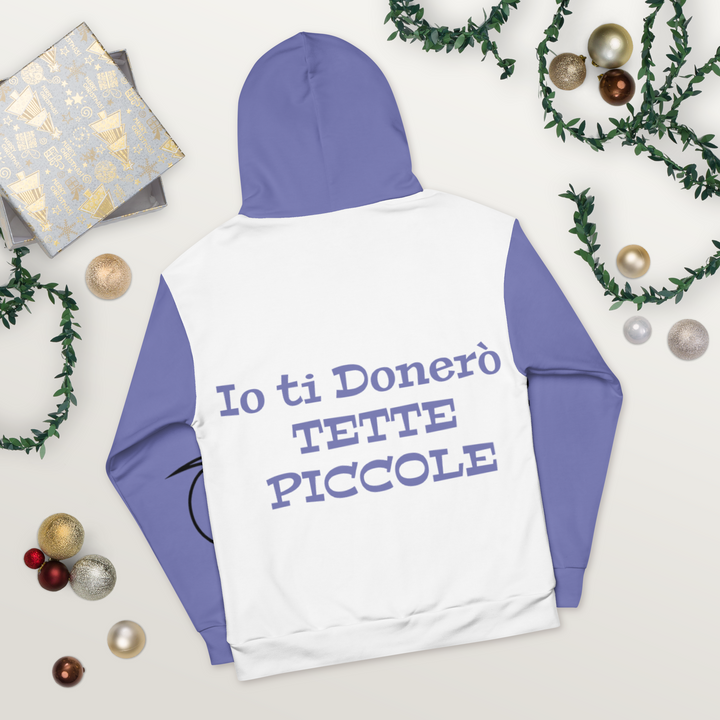 Felpa con cappuccio Donna Fatina Ignorante Tette Piccole - Gufetto Brand 