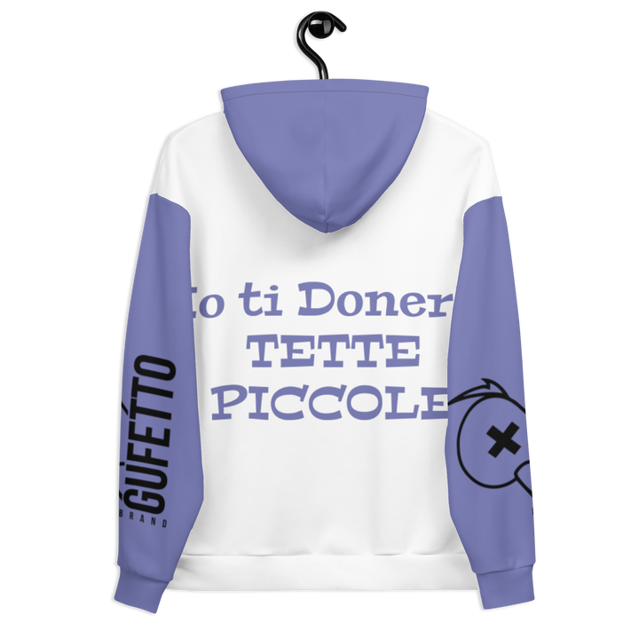 Felpa con cappuccio Donna Fatina Ignorante Tette Piccole - Gufetto Brand 