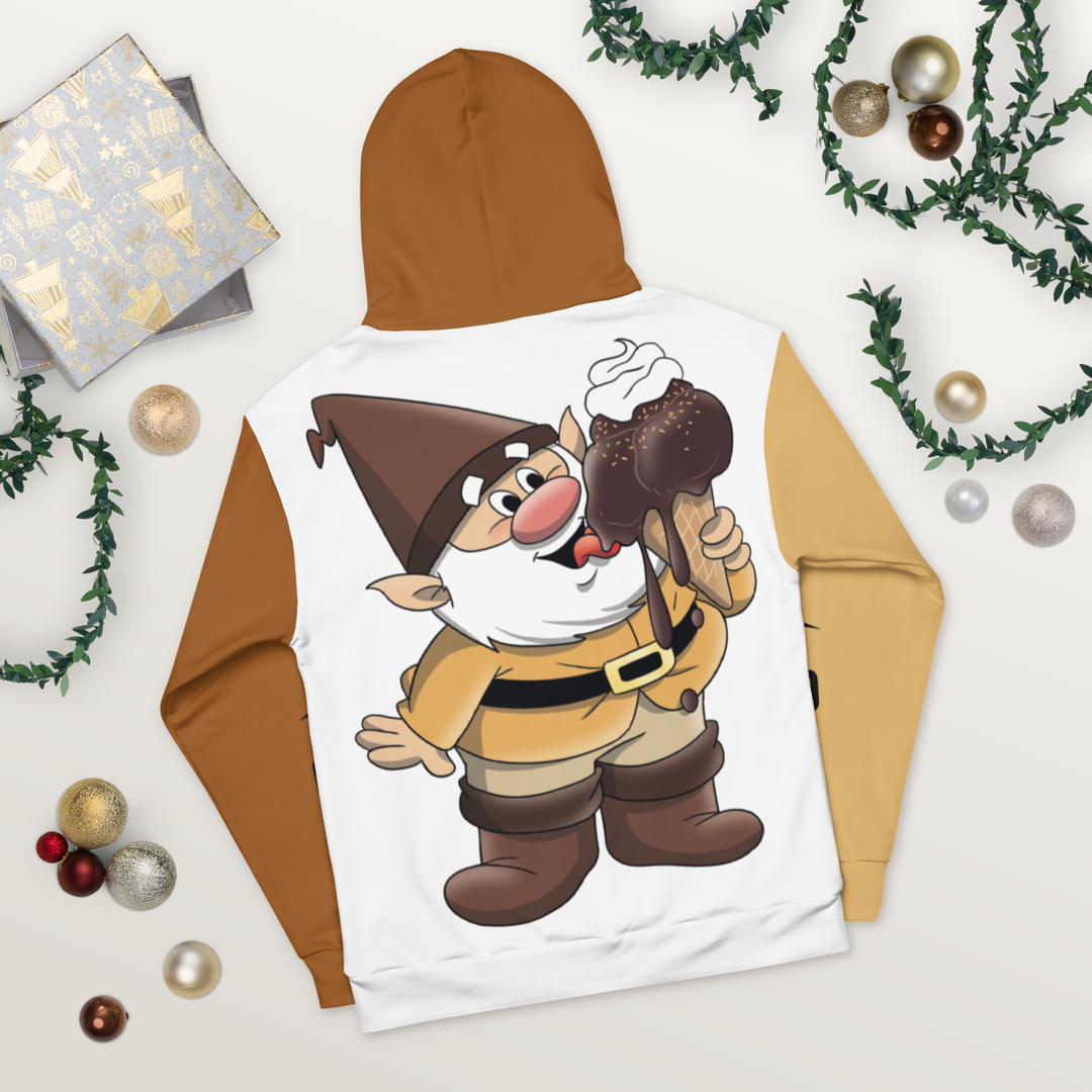 Felpa con cappuccio Uomo/Donna Cioccolatolo - Gufetto Brand 