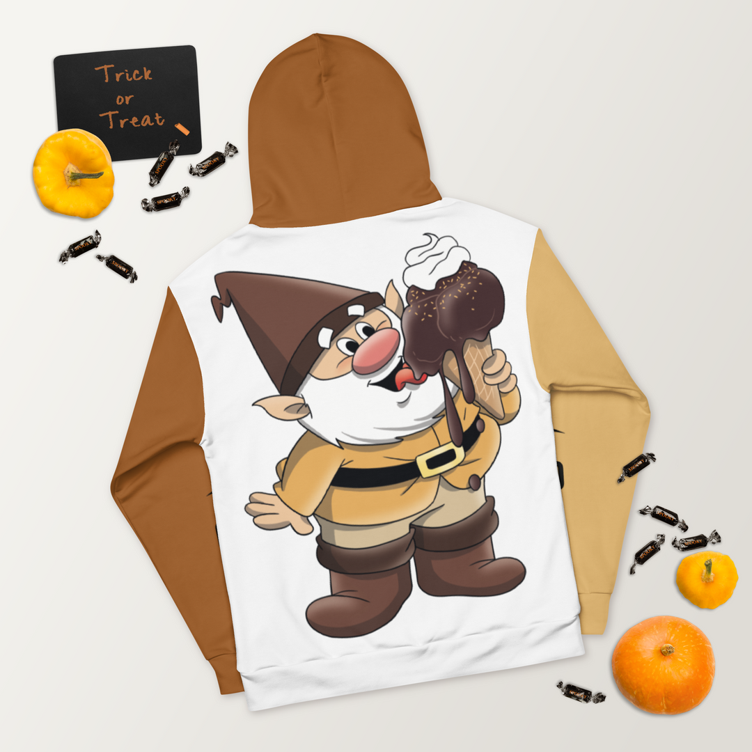 Felpa con cappuccio Uomo/Donna Cioccolatolo - Gufetto Brand 