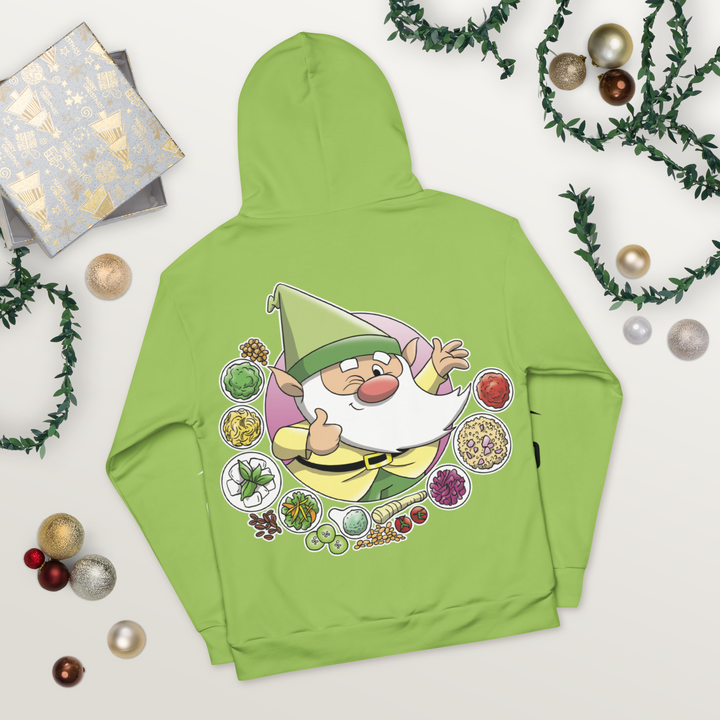 Felpa con cappuccio Uomo/Donna VEGANOLO - Gufetto Brand 