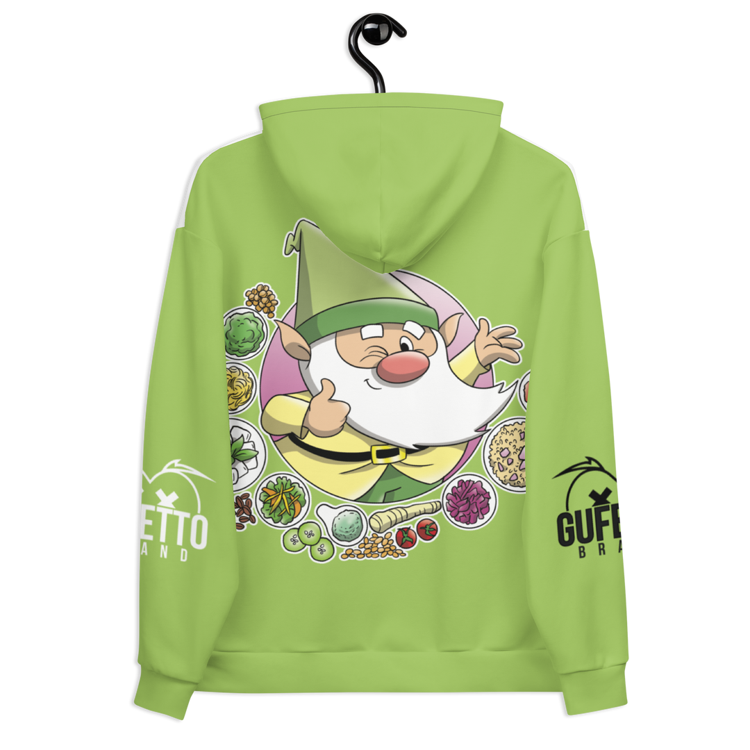 Felpa con cappuccio Uomo/Donna VEGANOLO - Gufetto Brand 
