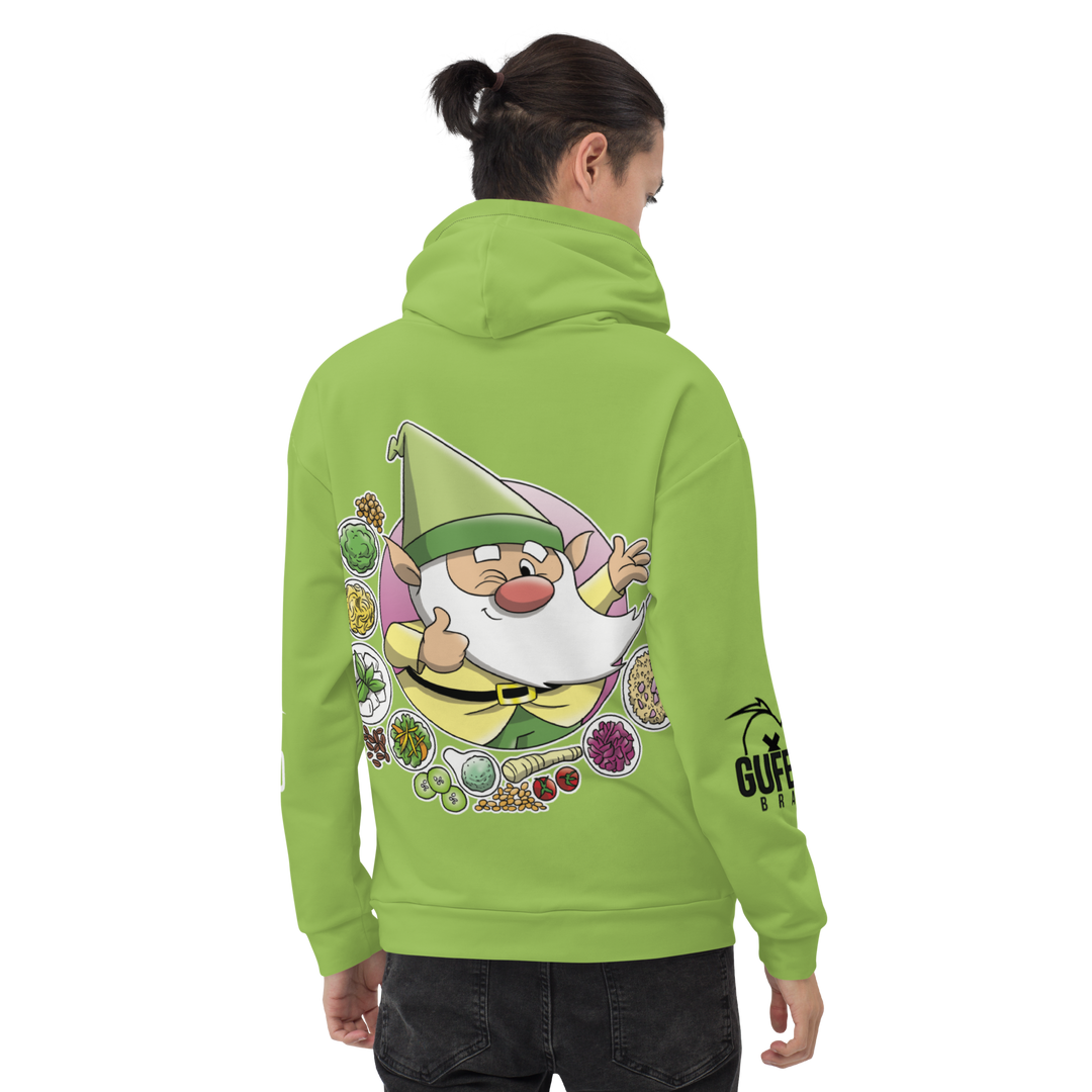 Felpa con cappuccio Uomo/Donna VEGANOLO - Gufetto Brand 