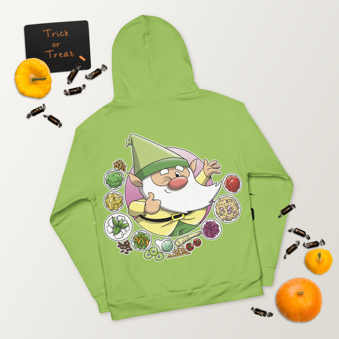 Felpa con cappuccio Uomo/Donna VEGANOLO - Gufetto Brand 