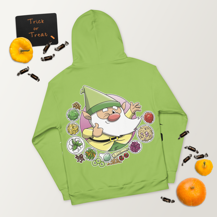 Felpa con cappuccio Uomo/Donna VEGANOLO - Gufetto Brand 