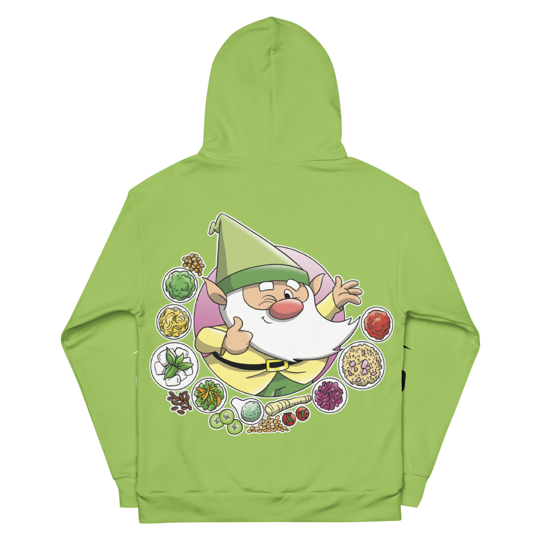 Felpa con cappuccio Uomo/Donna VEGANOLO - Gufetto Brand 