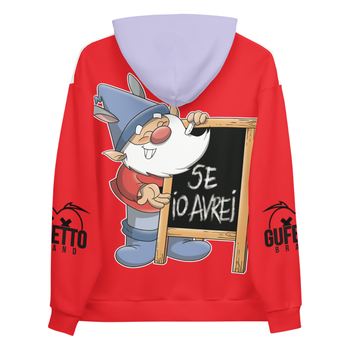 Felpa con cappuccio Uomo/Donna GRAMMATICOLO - Gufetto Brand 