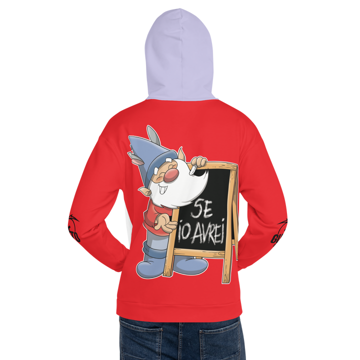 Felpa con cappuccio Uomo/Donna GRAMMATICOLO - Gufetto Brand 