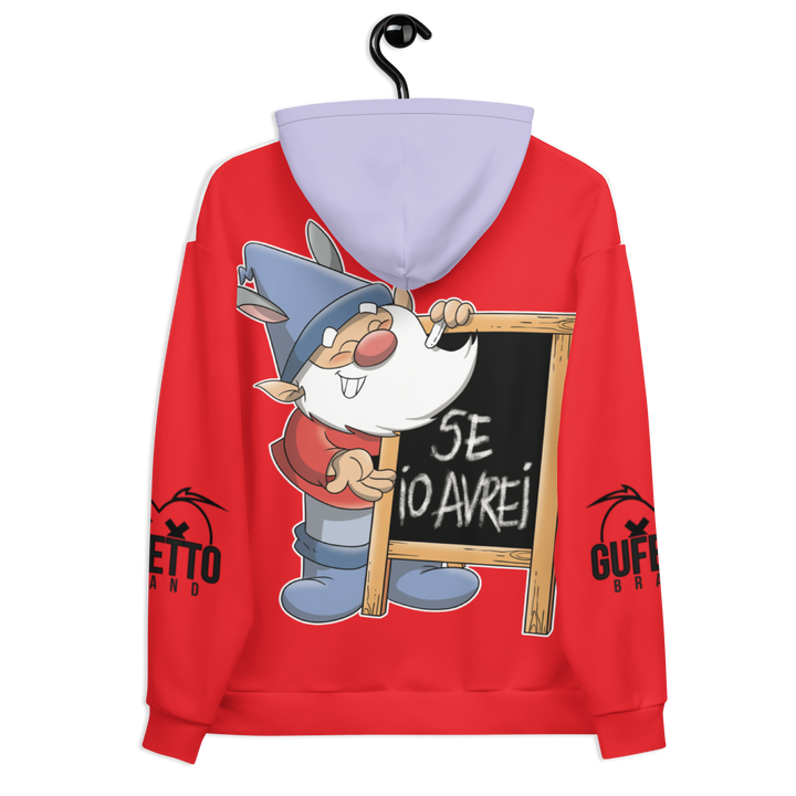 Felpa con cappuccio Uomo/Donna GRAMMATICOLO - Gufetto Brand 
