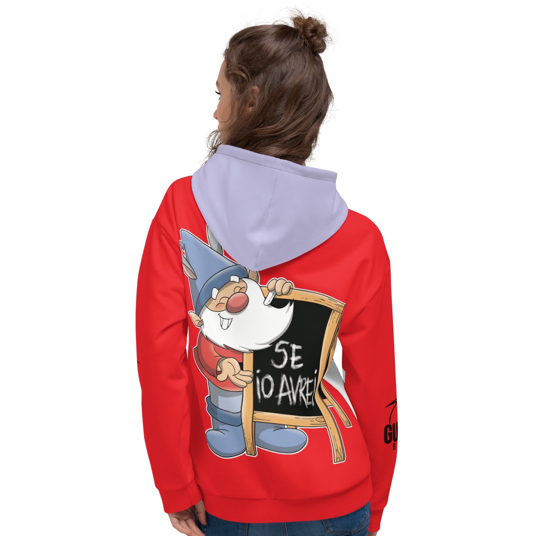 Felpa con cappuccio Uomo/Donna GRAMMATICOLO - Gufetto Brand 