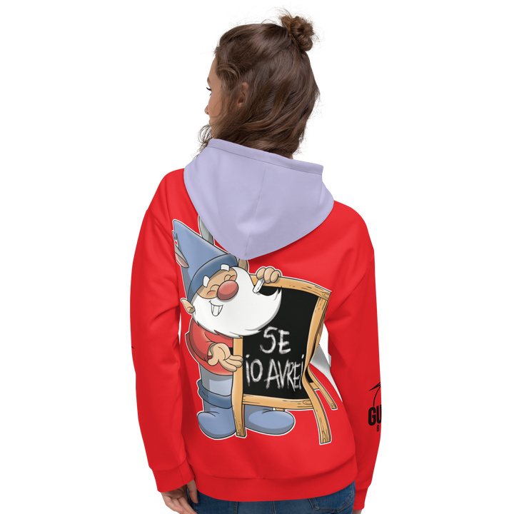 Felpa con cappuccio Uomo/Donna GRAMMATICOLO - Gufetto Brand 
