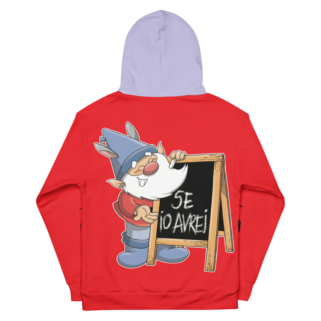 Felpa con cappuccio Uomo/Donna GRAMMATICOLO - Gufetto Brand 