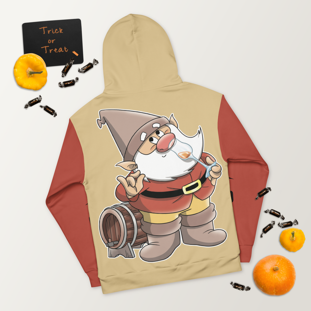 Felpa con cappuccio Uomo/Donna  GRAPPOLO - Gufetto Brand 