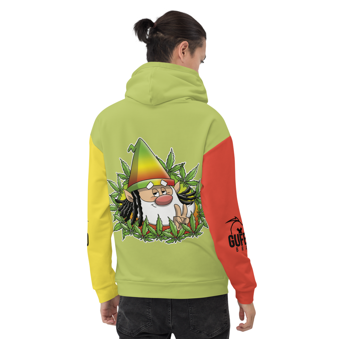 Felpa con cappuccio  Uomo/Donna MARIJUANOLO - Gufetto Brand 