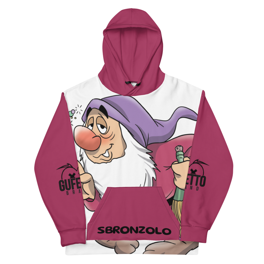 Felpa con cappuccio Uomo/Donna Sbronzolo - Gufetto Brand 