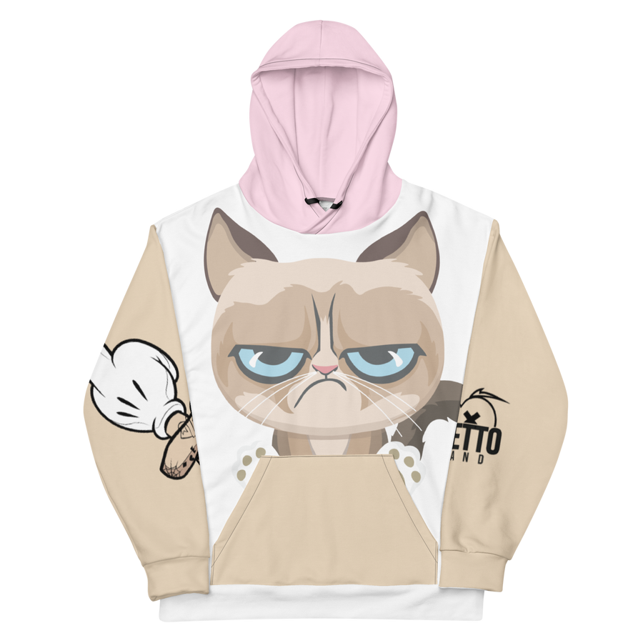 Felpa con cappuccio Uomo/Donna Cats! - Gufetto Brand 