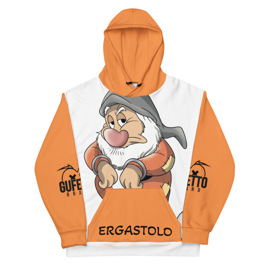 Felpa con cappuccio Uomo/Donna ERGASTOLO - Gufetto Brand 