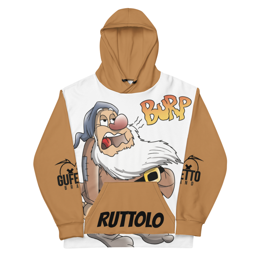 Felpa con cappuccio Uomo/Donna RUTTOLO - Gufetto Brand 