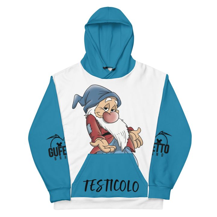 Felpa con cappuccio Uomo/Donna TESTICOLO - Gufetto Brand 