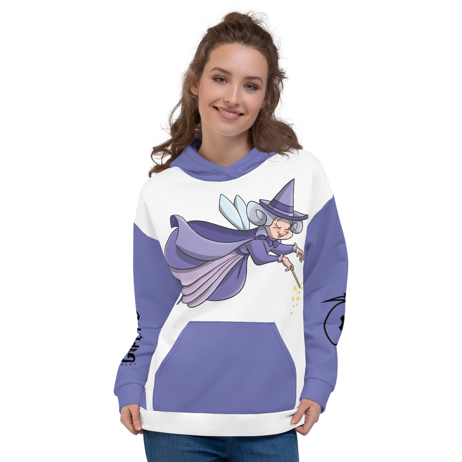 Felpa con cappuccio Donna Fatina Ignorante Tette Piccole - Gufetto Brand 