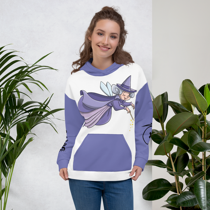 Felpa con cappuccio Donna Fatina Ignorante Tette Piccole - Gufetto Brand 