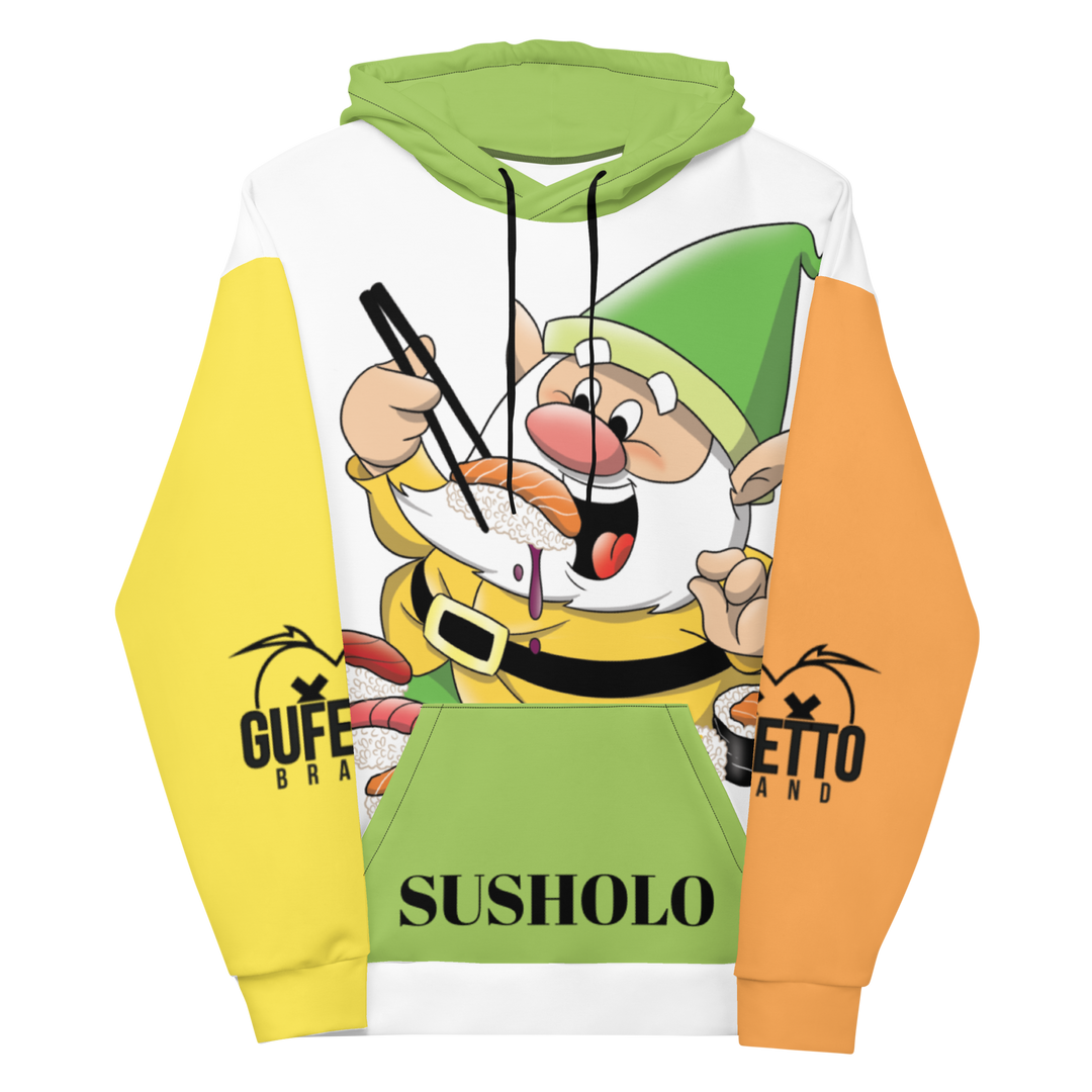 Felpa con cappuccio Uomo/Donna Susholo - Gufetto Brand 