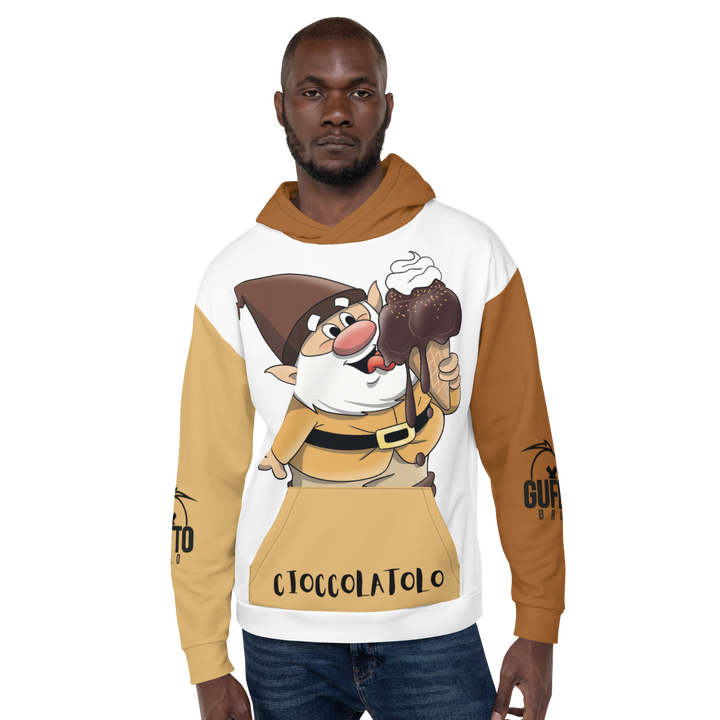 Felpa con cappuccio Uomo/Donna Cioccolatolo - Gufetto Brand 