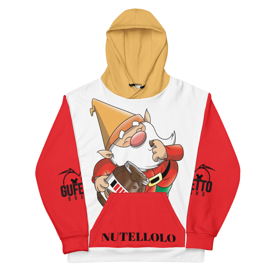 Felpa con cappuccio Uomo/Donna Nutellolo - Gufetto Brand 