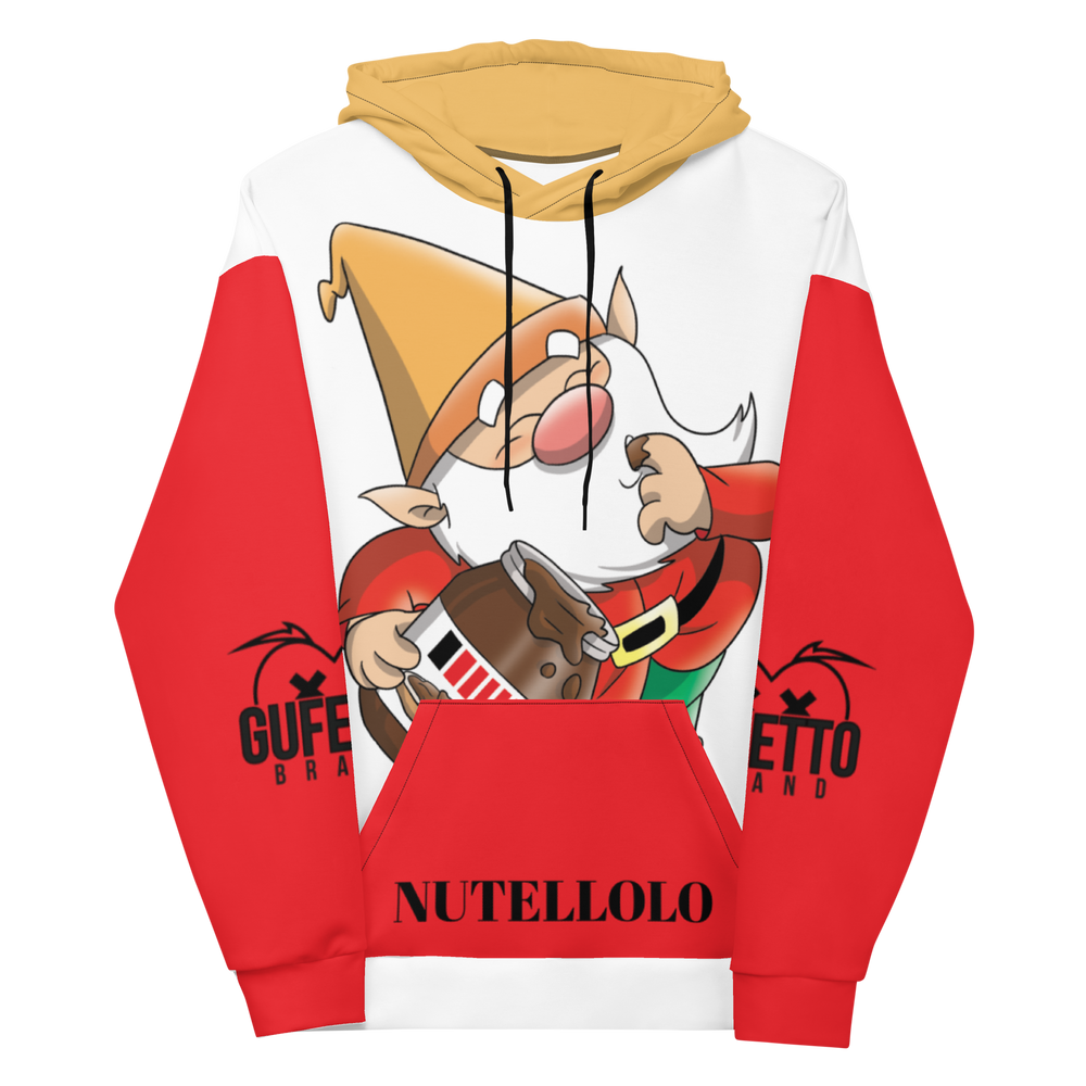 Felpa con cappuccio Uomo/Donna Nutellolo - Gufetto Brand 